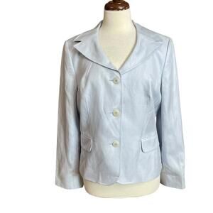 Ann Taylor Loft silk & linen blazer 14